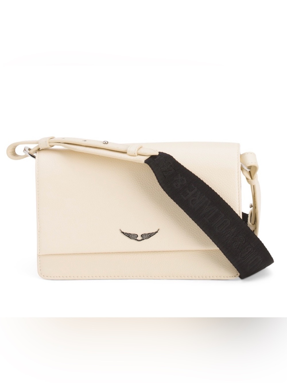 NWT: ZADIG & VOLTAIRE Leather
Lolita Wings Crossbody, Cream